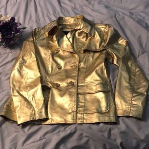 Shiny Gold Ralph Lauren Jacket